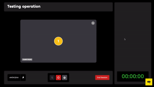 CURRENT RECORDING SCREEN